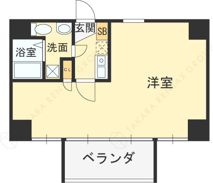 ＳＥＲＥＮｉＴＥ中津-1K(102965648)の間取り図