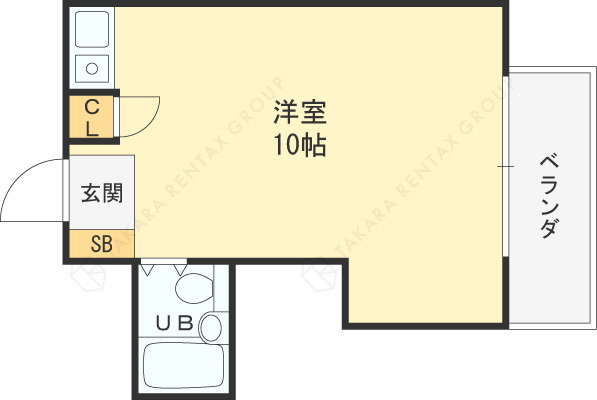 新納ビル-1R(83307701)の間取り図