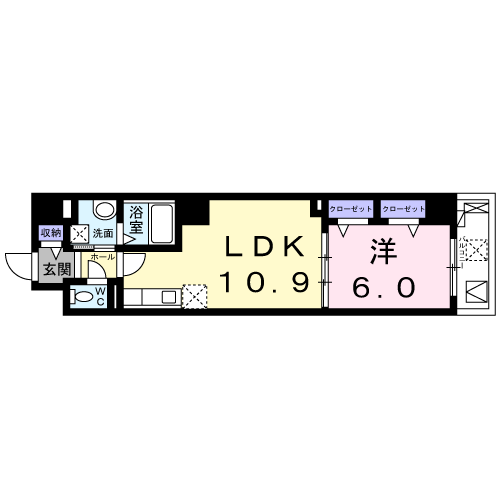 スピカコンフォート-1LDK(92260003)の間取り図