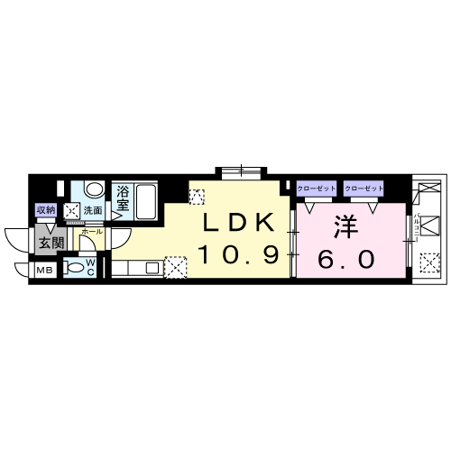 スピカコンフォート-1LDK(92259720)の間取り図