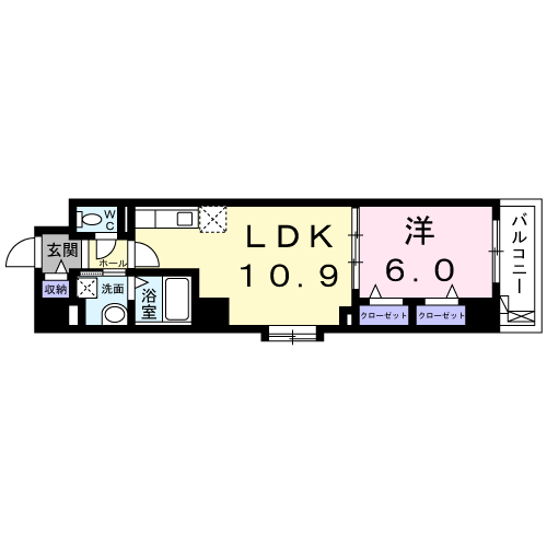 スピカコンフォート-1LDK(92259742)の間取り図