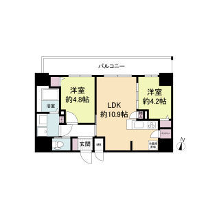 リヴェント福島野田-2LDK(101884021)の間取り図