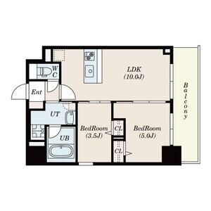 ＳーＲＥＳＩＤＥＮＣＥ福島ｄｉｖｅｒｓｅ-2LDK(104513947)の間取り図