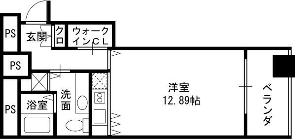 ザ・タワー大阪レジデンス-1R(85742028)の間取り図